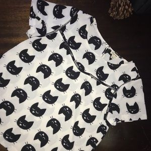 3/$27 Cat Blouse